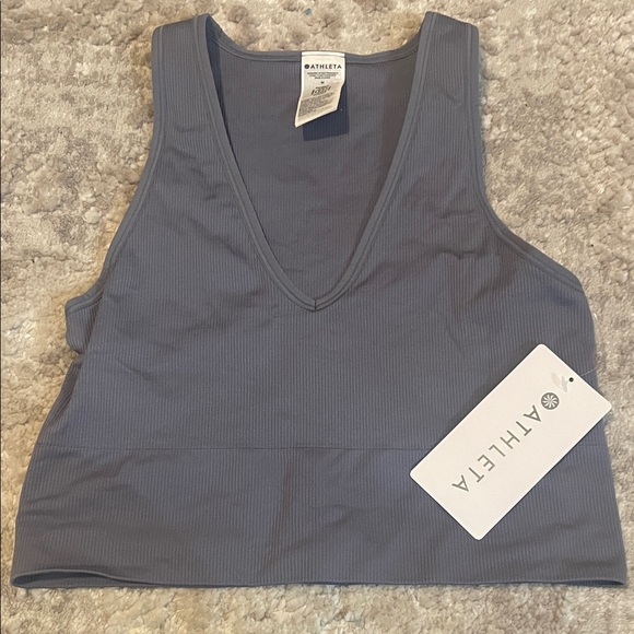 Athleta Tops - Athleta Crop Rib Tank